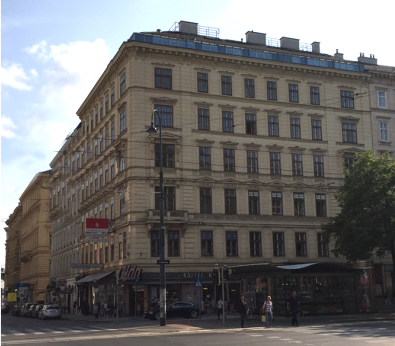 Gebäudeansicht des Bürostandortes SDPS Wien